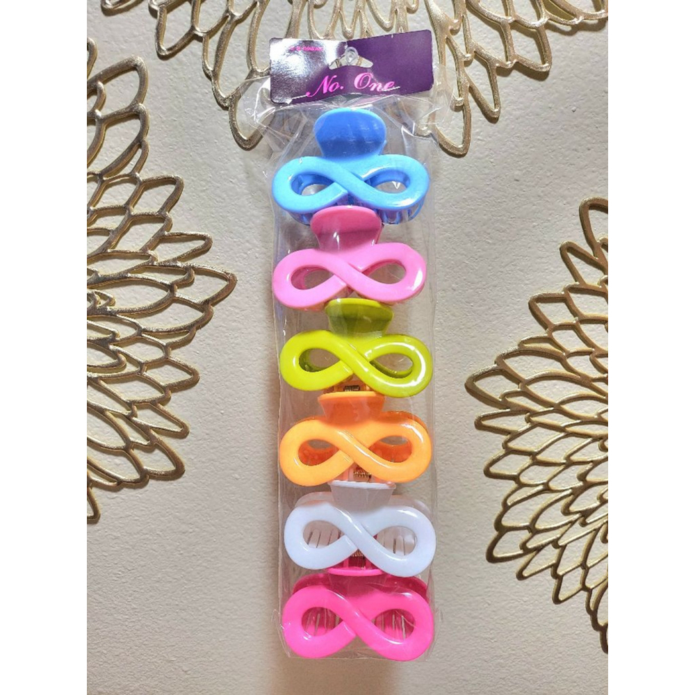 Women's Infinity Hair Clips Accessories Multicolor set